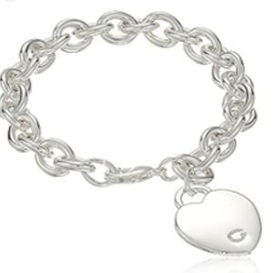 GUESS G Logo Heart Link Bracelet